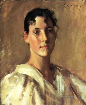  woman Art - Portrait d’une femme2 William Merritt Chase